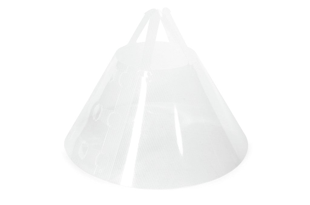 Camon collare elisabettiano rigido da 40 cm con sistema Clic per cane e gatto, trasparente e regolabile Camon collare elisabettiano rigido da 40 cm con sistema Clic per cane e gatto, trasparente e regolabile